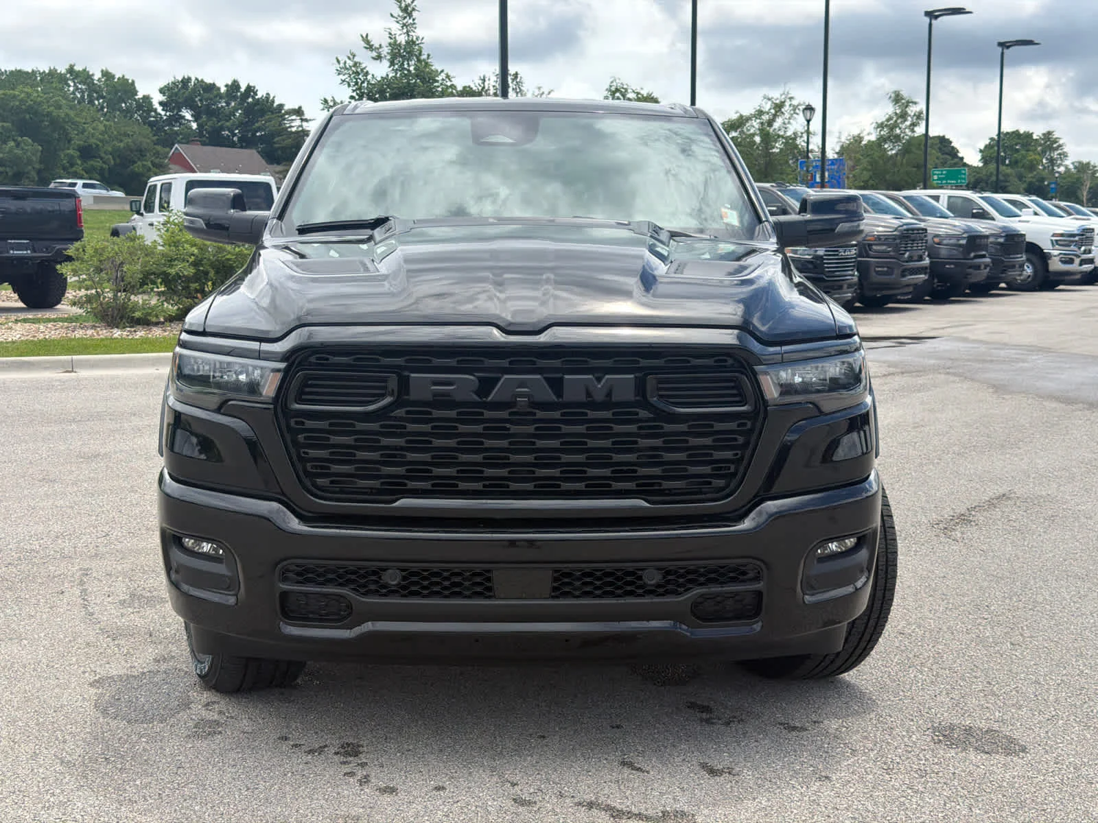 New 2026 Diamond Black Crystal Pearlcoat Ram Big Horn image 3