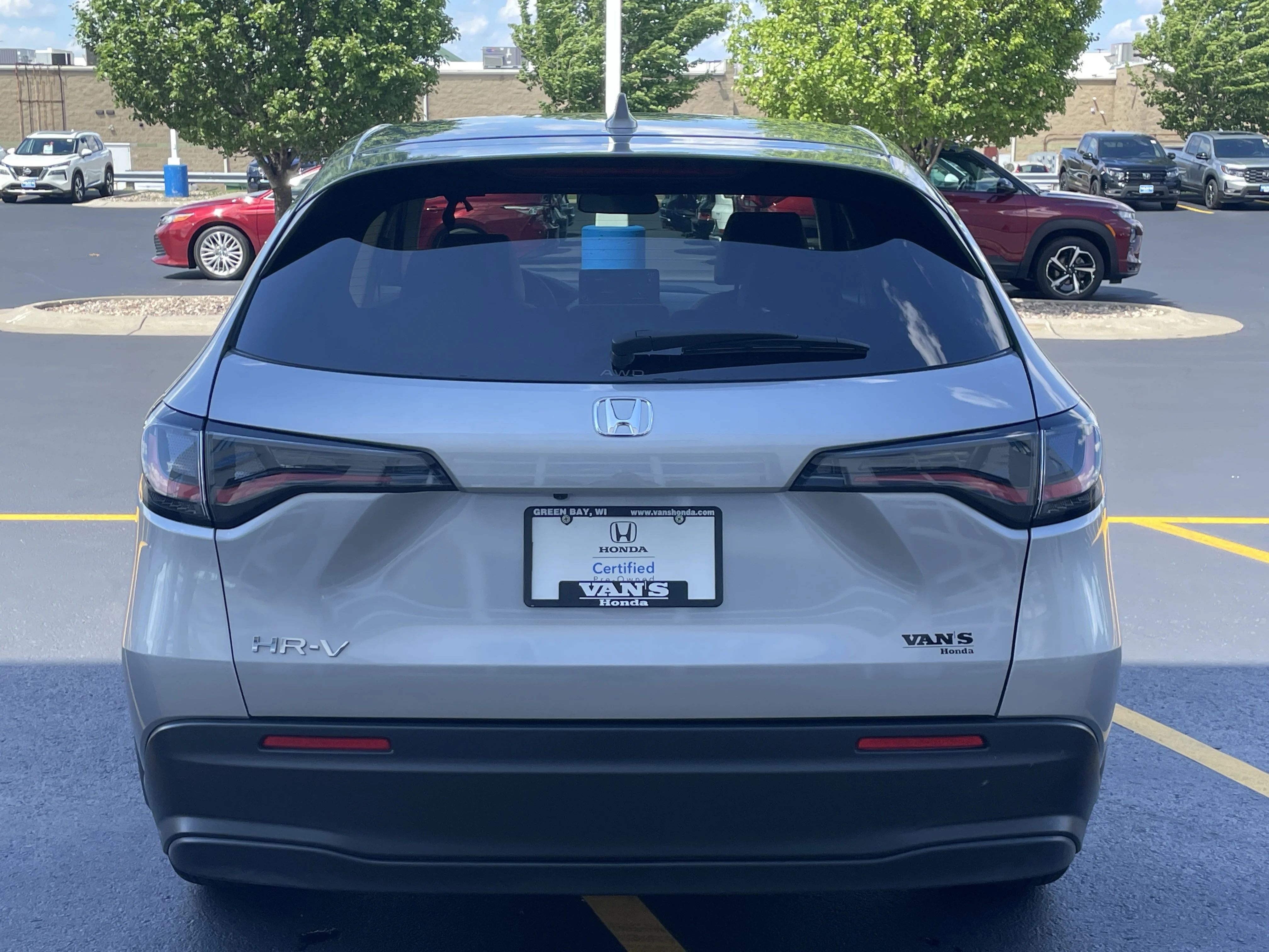 Certified Used 2026 Solar Silver Metallic Honda AWD LX image 3