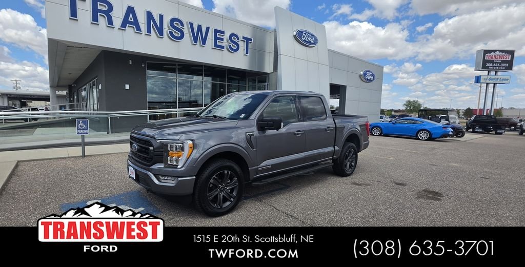 Used 2023 Carbonized Gray Metallic Ford XLT image 1