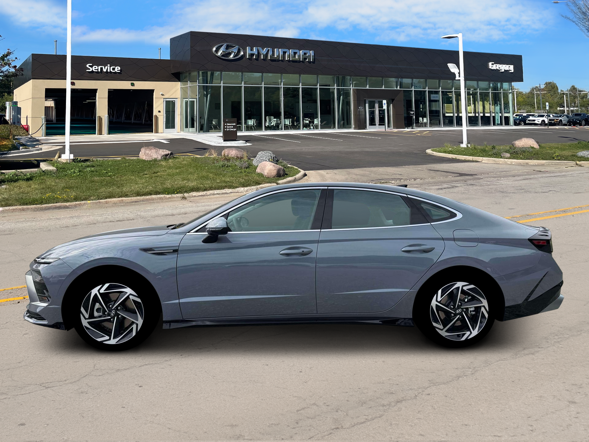 New 2026 Blue Hyundai SEL Sport image 3