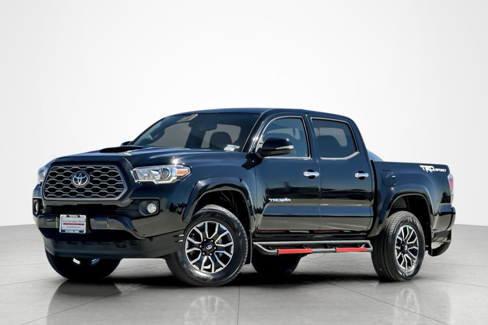 Certified Used 2021 MIDNIGHT BLACK Toyota TRD Sport image 1