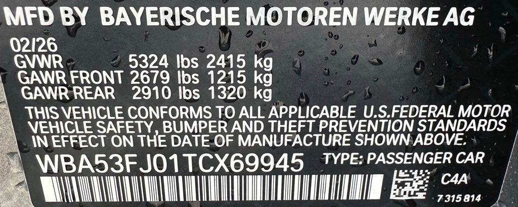 New 2026 Oxide Grey Metallic BMW 530i xDrive image 38