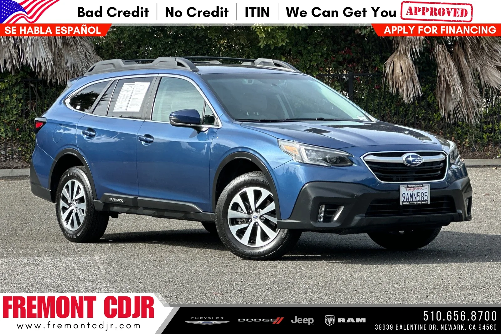 Used 2022 Blue Subaru Premium image 1