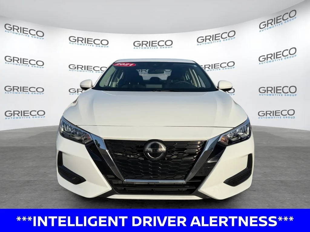 Certified Used 2021 White Nissan SV image 2