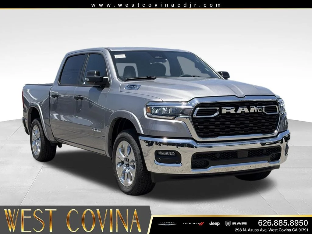New 2026 Billet Silver Metallic Clear-Coat Exterior Paint RAM Big Horn/Lone Star image 4