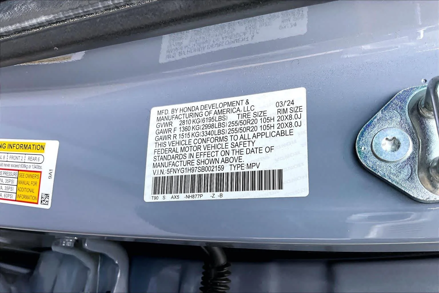 Used 2025 Sonic Gray Pearl Honda Black Edition image 35