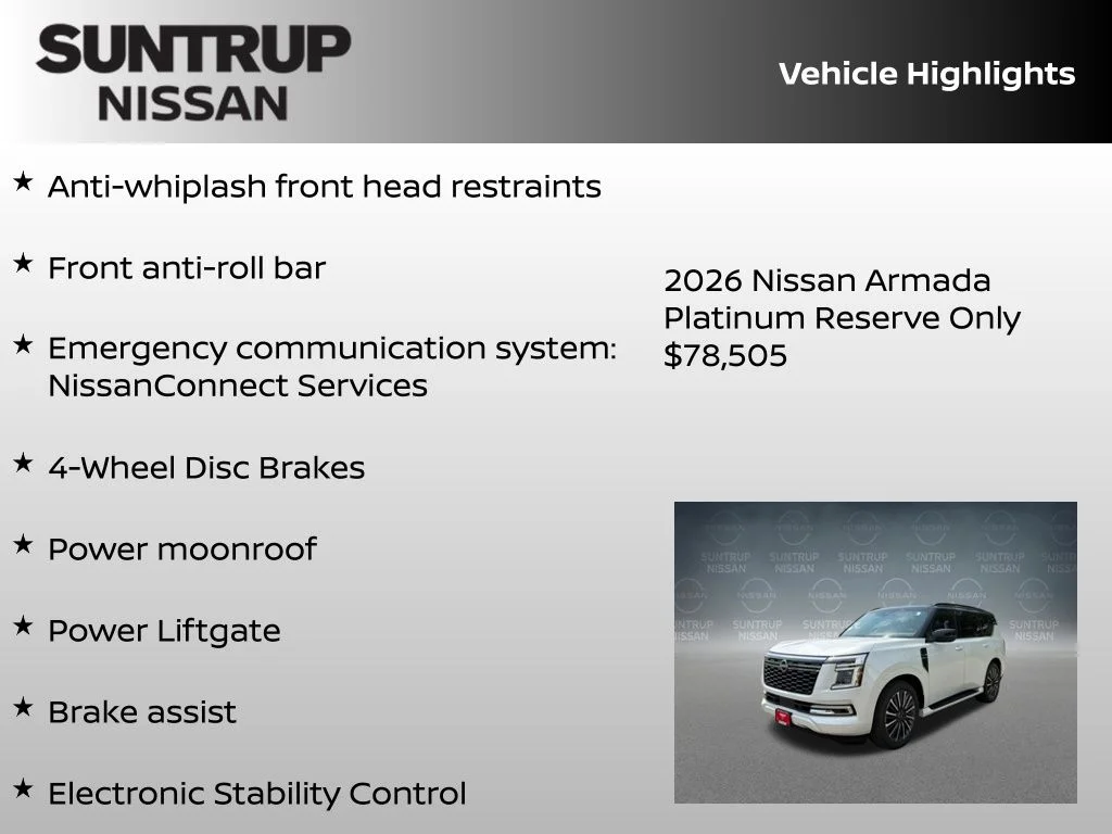 New 2026 White Nissan Platinum Reserve image 23