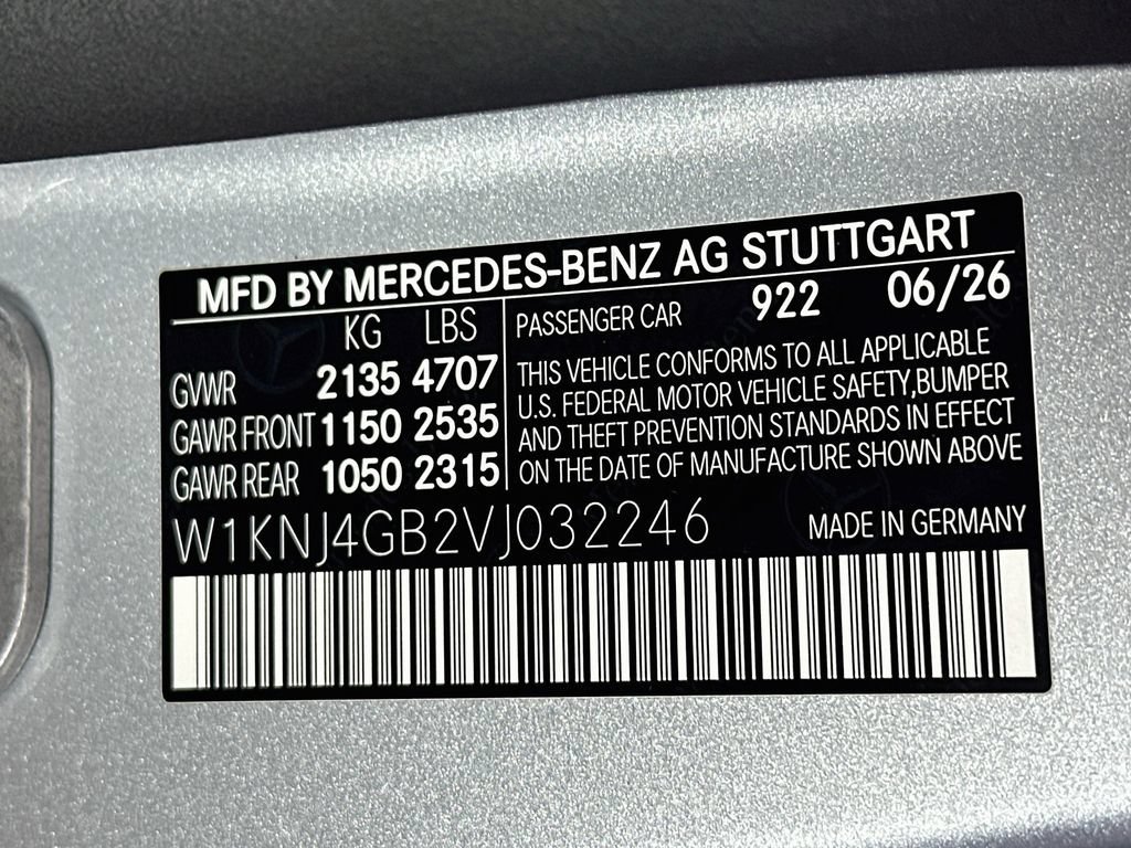New 2027 Cirrus Silver Metallic Mercedes-Benz  image 64