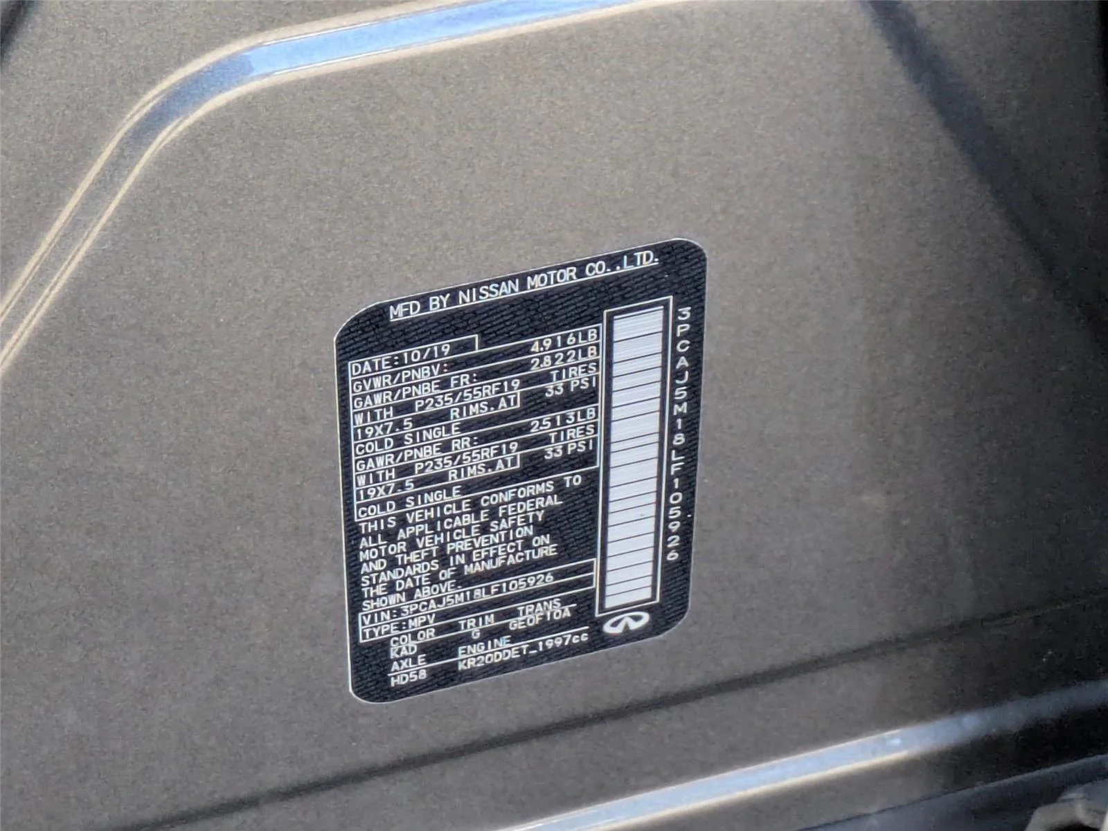Used 2020  INFINITI LUXE image 35