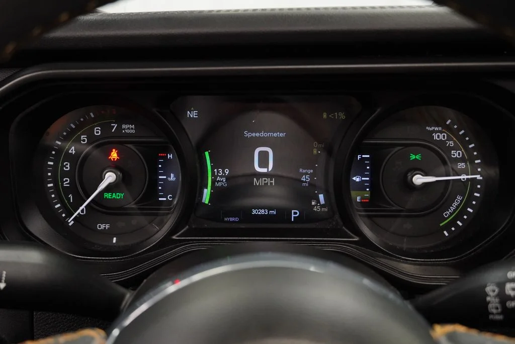 Used 2024 Blue Jeep Sahara 4xe image 37