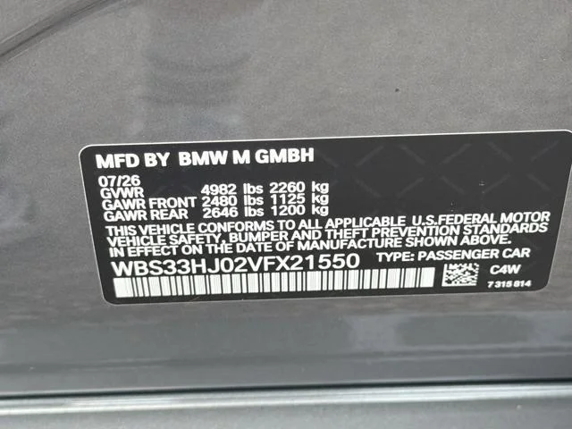 New 2027 Skyscraper Grey Metallic BMW Competition xDrive image 43