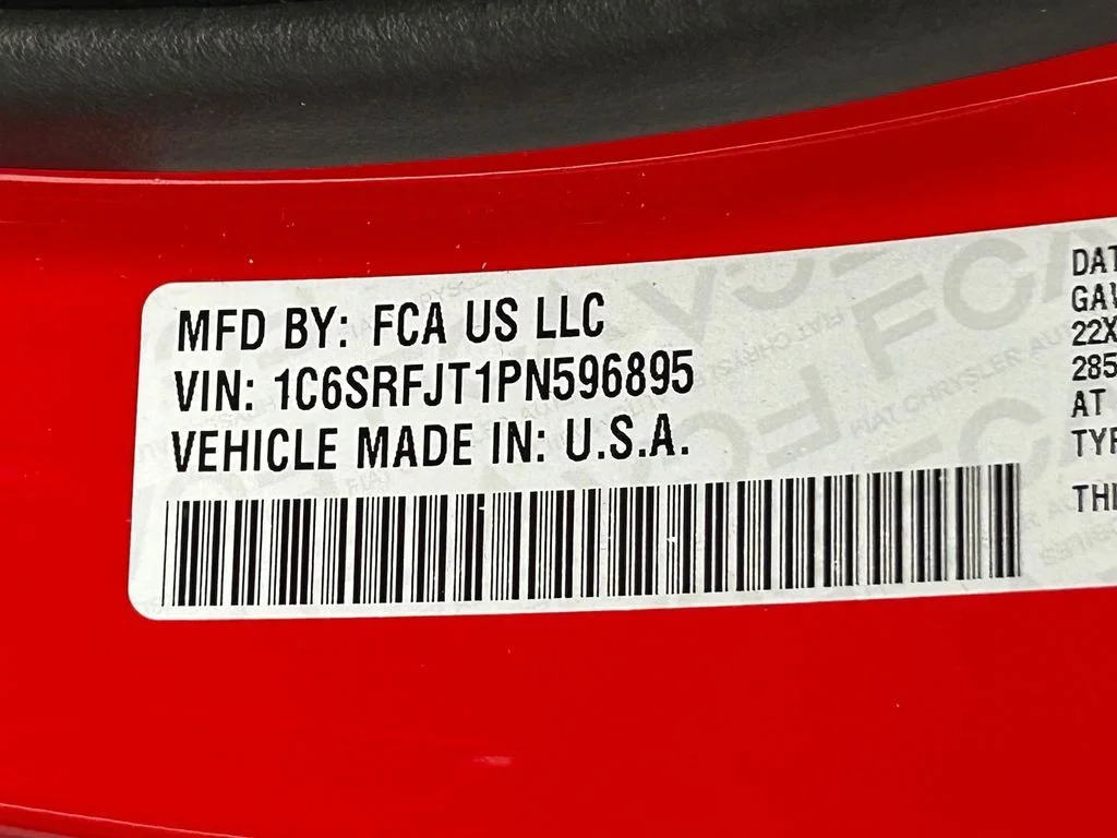 Used 2023 Flame Red Clearcoat Ram Laramie image 22
