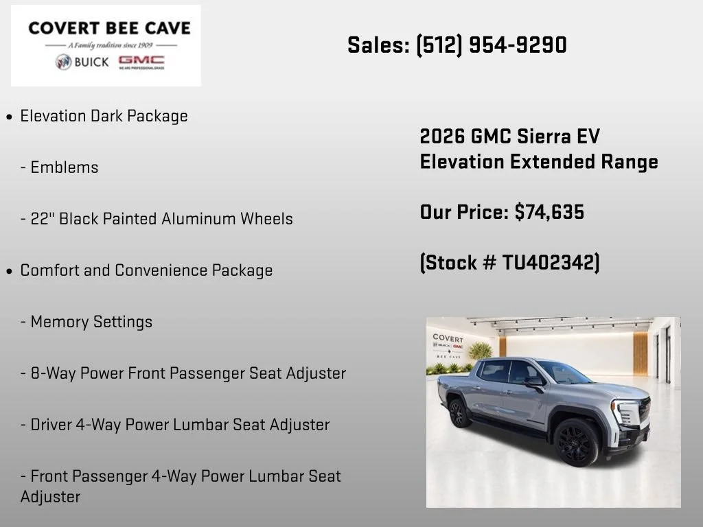 2026 GMC Sierra EV Elevation - Photo 26