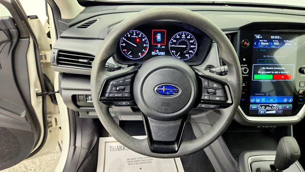 Used 2024 Crystal White Pearl Subaru Premium AWD w/ BSD, Moonroof & All-Weather Pkg image 12