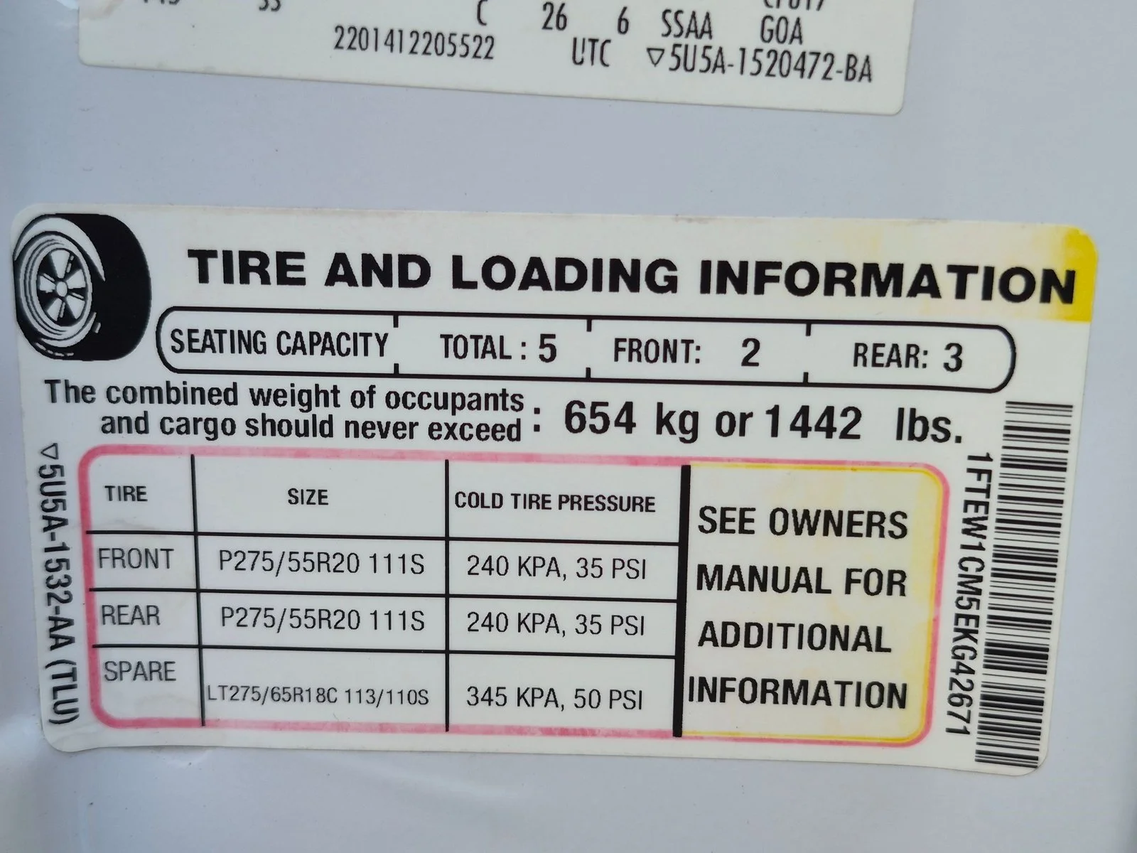 Used 2014 Oxford White Ford STX image 14