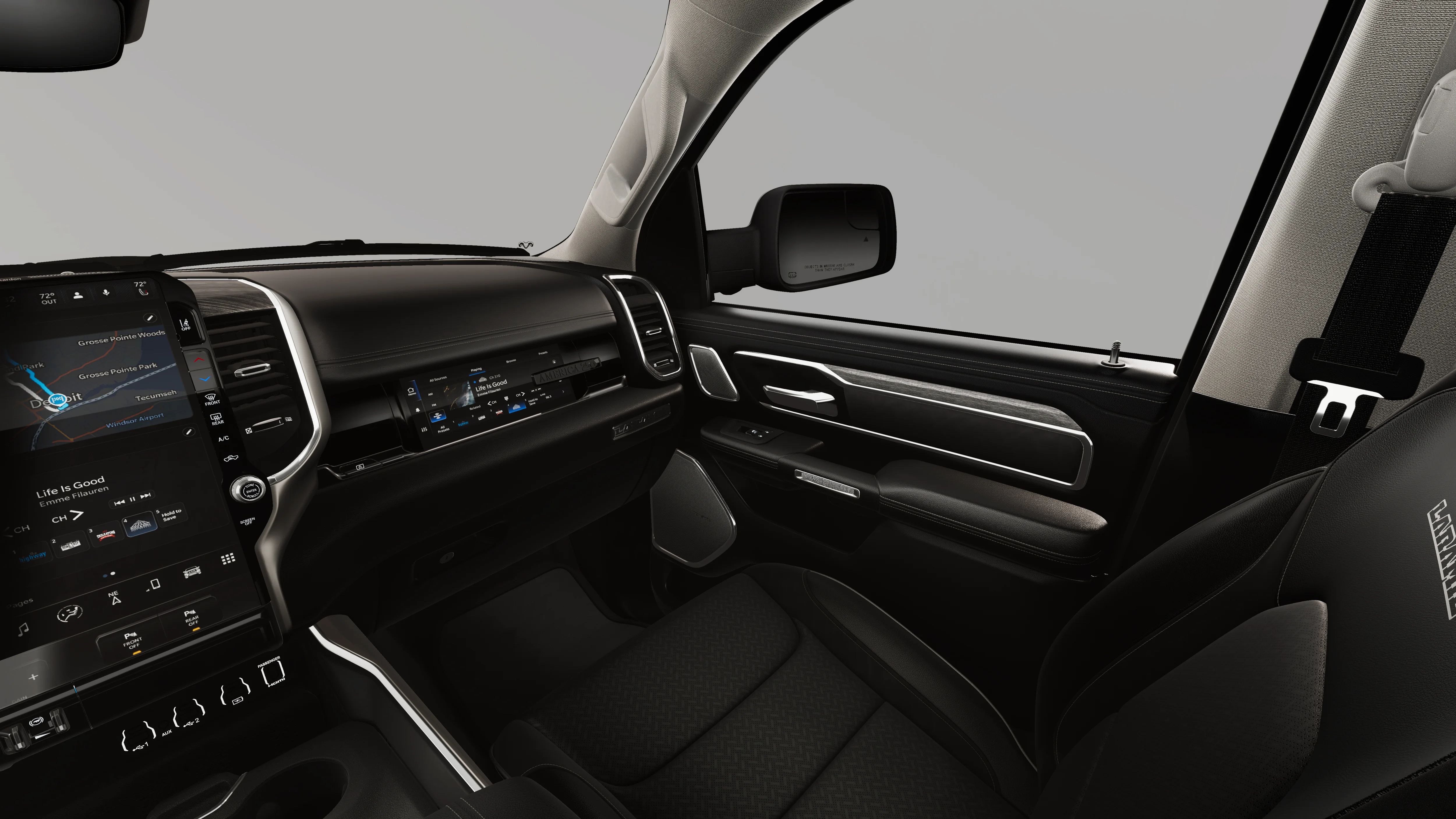 New 2026 Diamond Black Crystal Pearl-Coat Exterior Paint RAM Laramie image 19