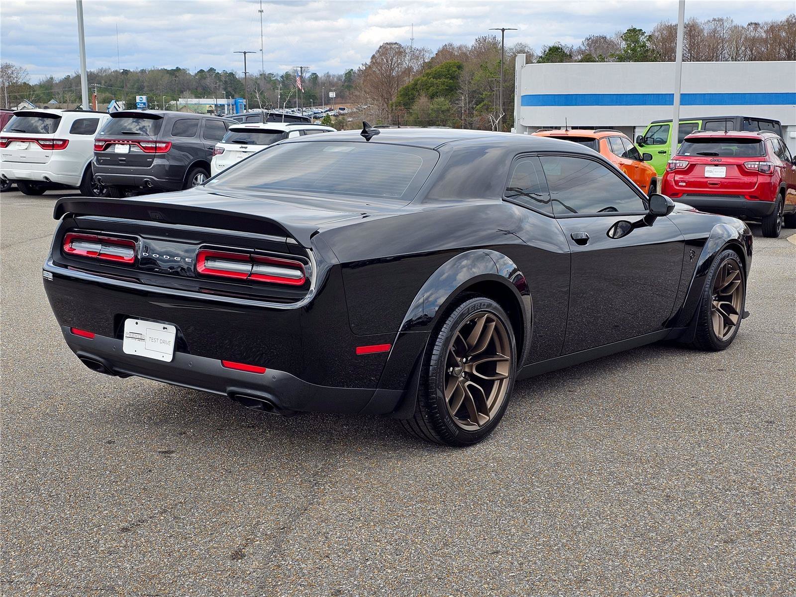 Used 2023 Pitch Black Clearcoat Dodge SRT Hellcat Widebody Jailbreak image 8
