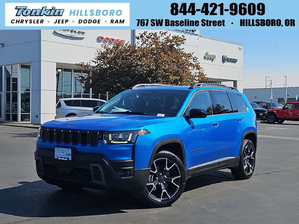 New 2026 Hydro Blue Pearl-Coat Exterior Paint Jeep Limited image 1