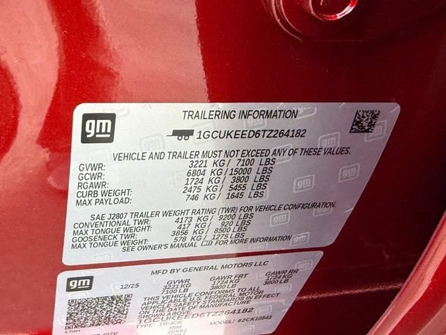 New 2026 Radiant Red Tintcoat Chevrolet RST image 20