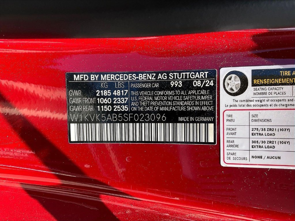 Certified Used 2025 MANUFAKTUR Patagonia Red Metallic Mercedes-Benz SL 43 AMG® image 6