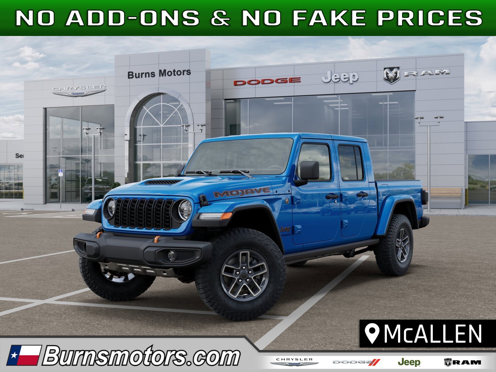 New 2026 Hydro Blue Pearl-Coat Exterior Paint Jeep Mojave image 1