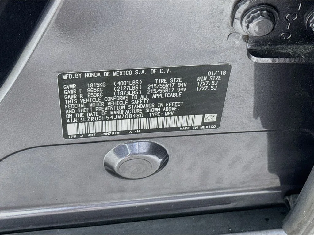 Used 2018 Modern Steel Metallic Honda EX image 32