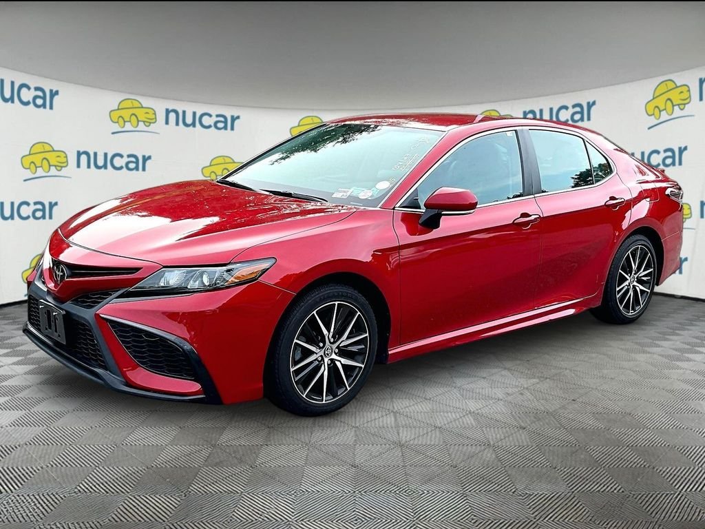 Used 2023 Red Toyota SE image 3
