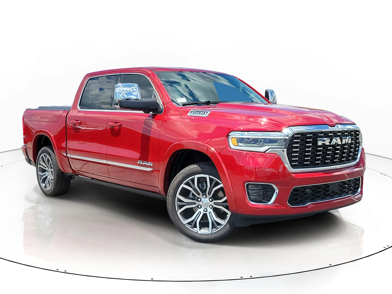 New 2026 Molten Red Pearlcoat Ram Tungsten image 1