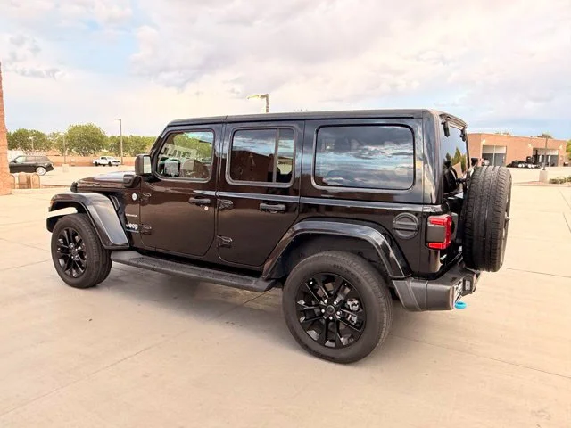 Certified Used 2024 Black Jeep Sahara 4xe image 9
