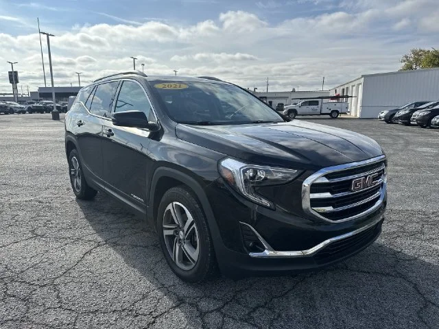 Used 2021 Black GMC SLT image 18