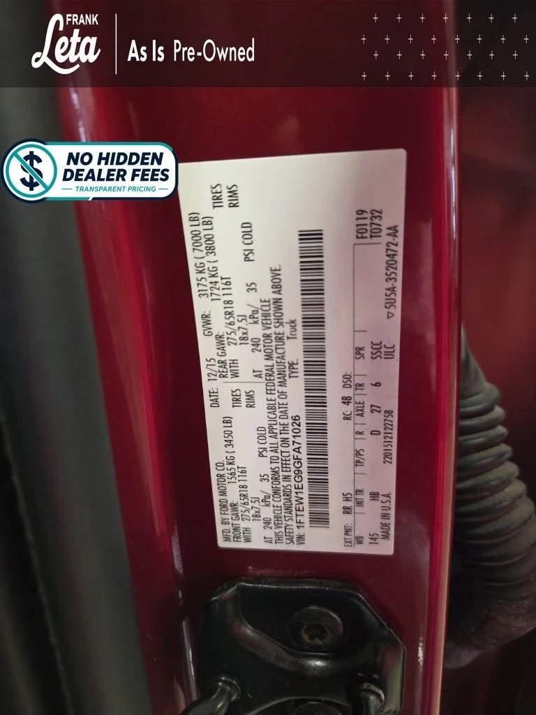Used 2016 Red Ford Lariat image 27