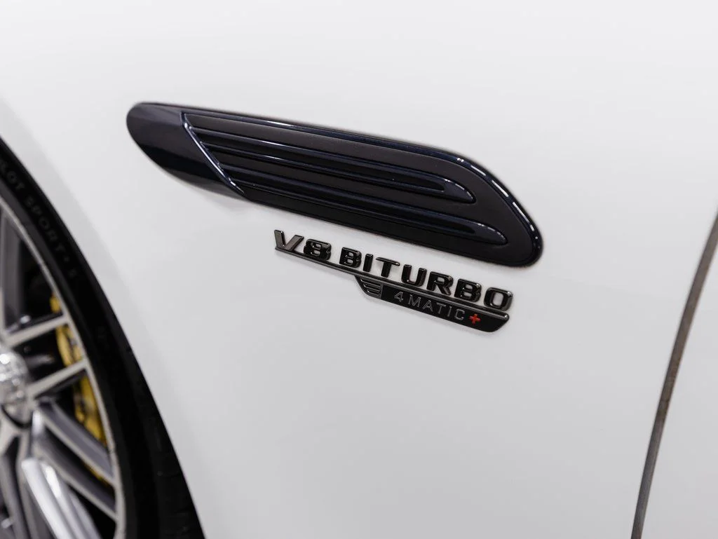 Used 2022 MANUFAKTUR Moonlight White Metallic Mercedes-Benz SL 55 AMG® image 42