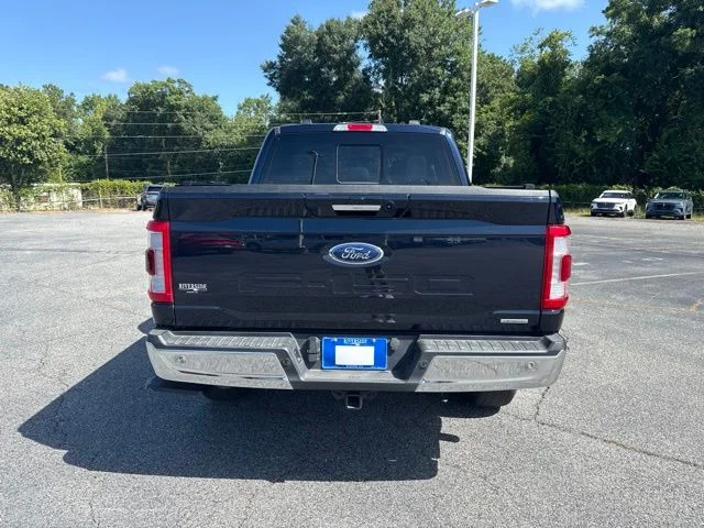 Used 2023 Blue Metallic Ford Lariat image 4