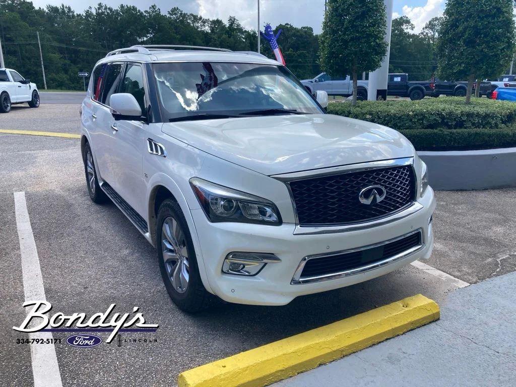 Used 2015 White INFINITI Base image 2
