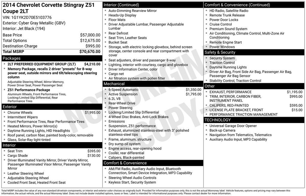 Used 2014 Gray Chevrolet Z51 image 2