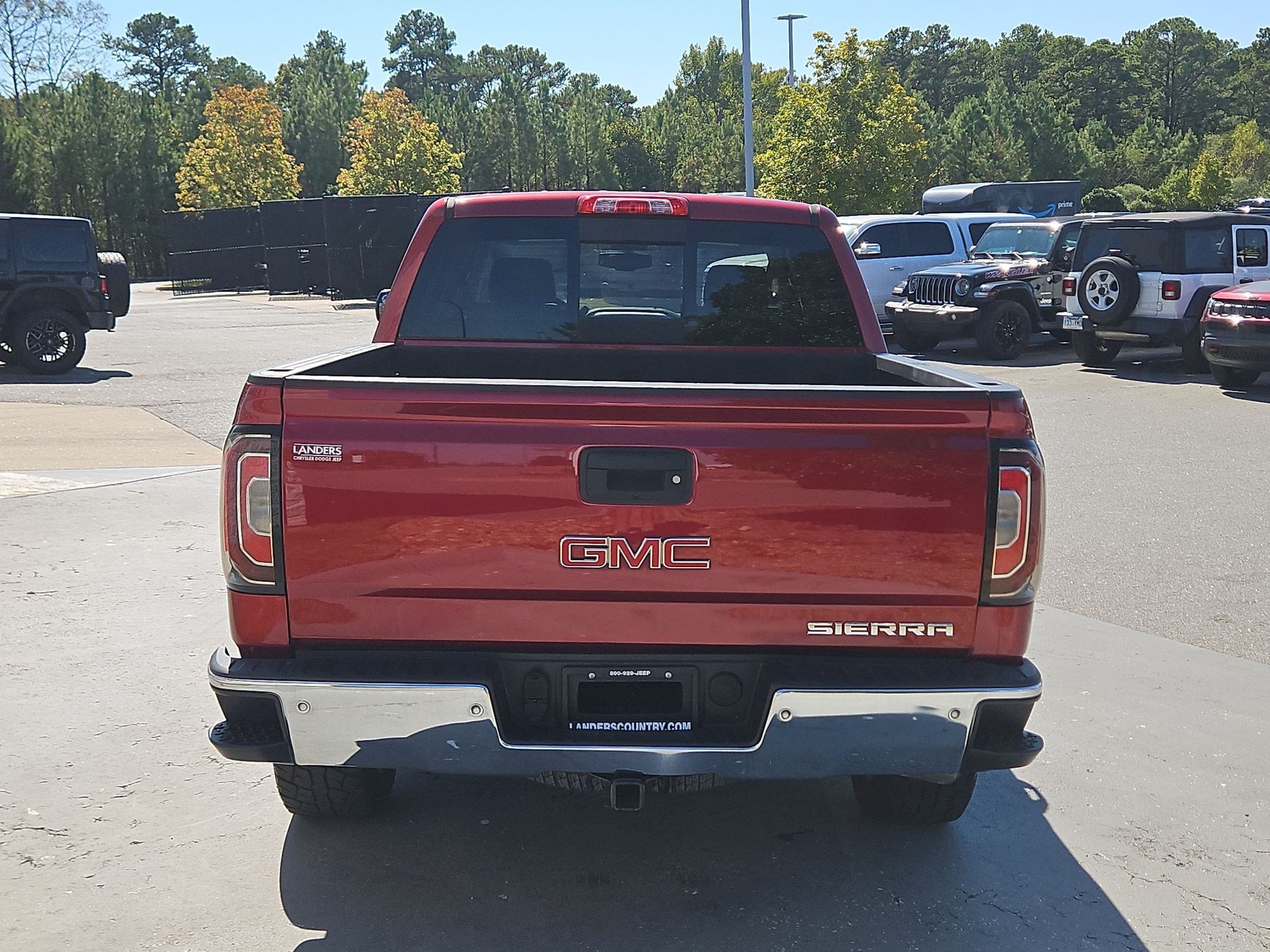 Used 2018 Red Quartz Tintcoat GMC SLT image 6