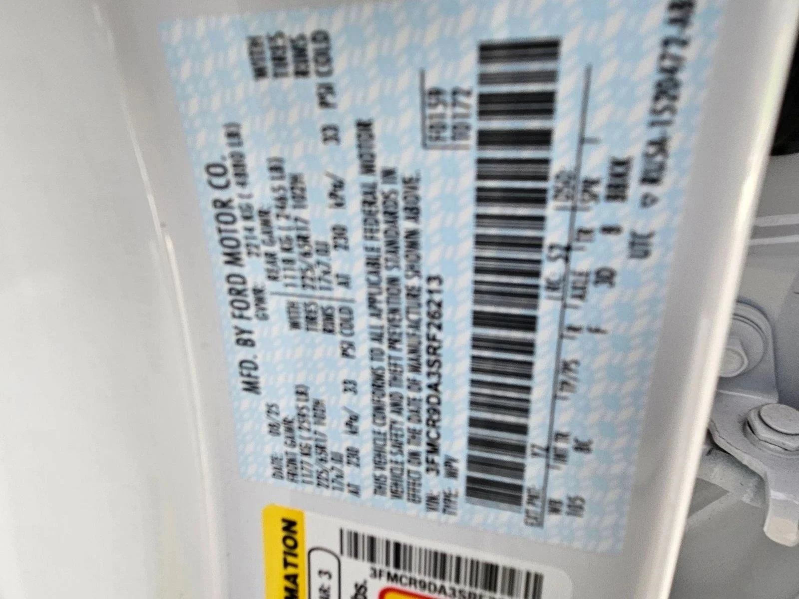 Used 2025 Oxford White Ford Badlands image 28