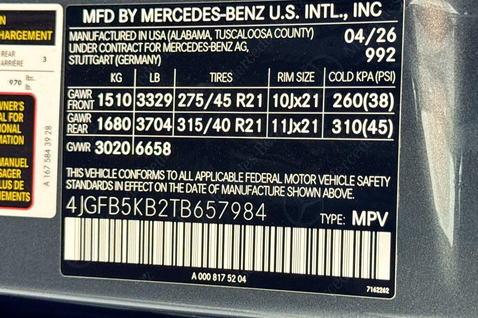 New 2026 Selenite Grey Metallic Mercedes-Benz GLE 450 image 30