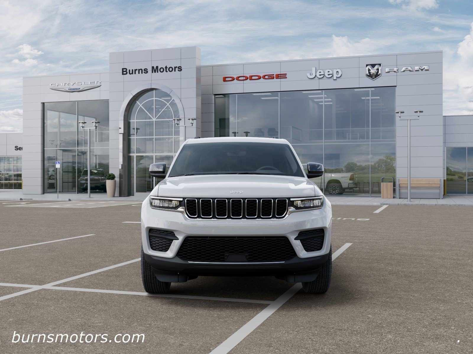 New 2026 Bright White Clear-Coat Exterior Paint Jeep Laredo image 6