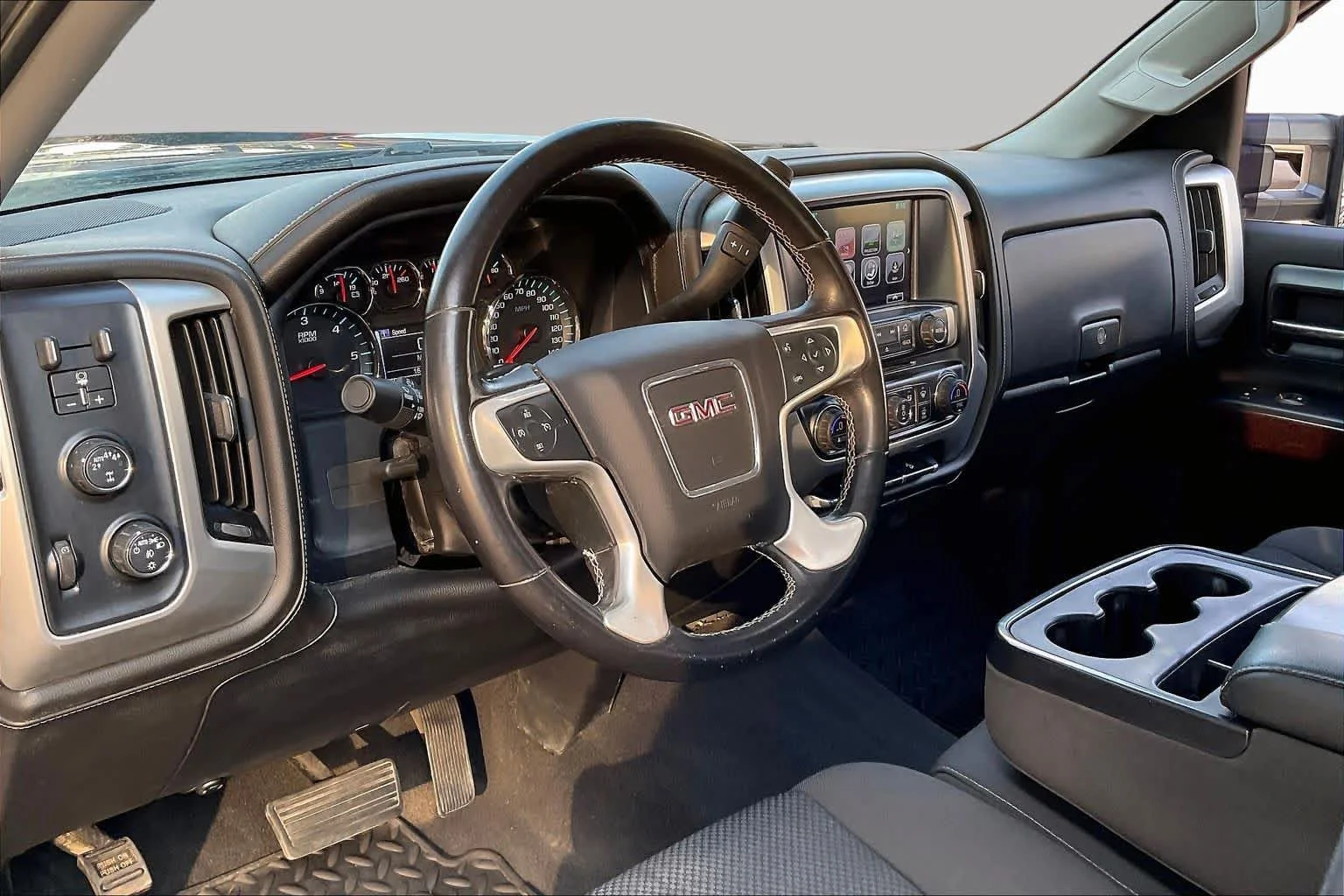 Used 2019 Stone Blue Metallic GMC SLE image 16