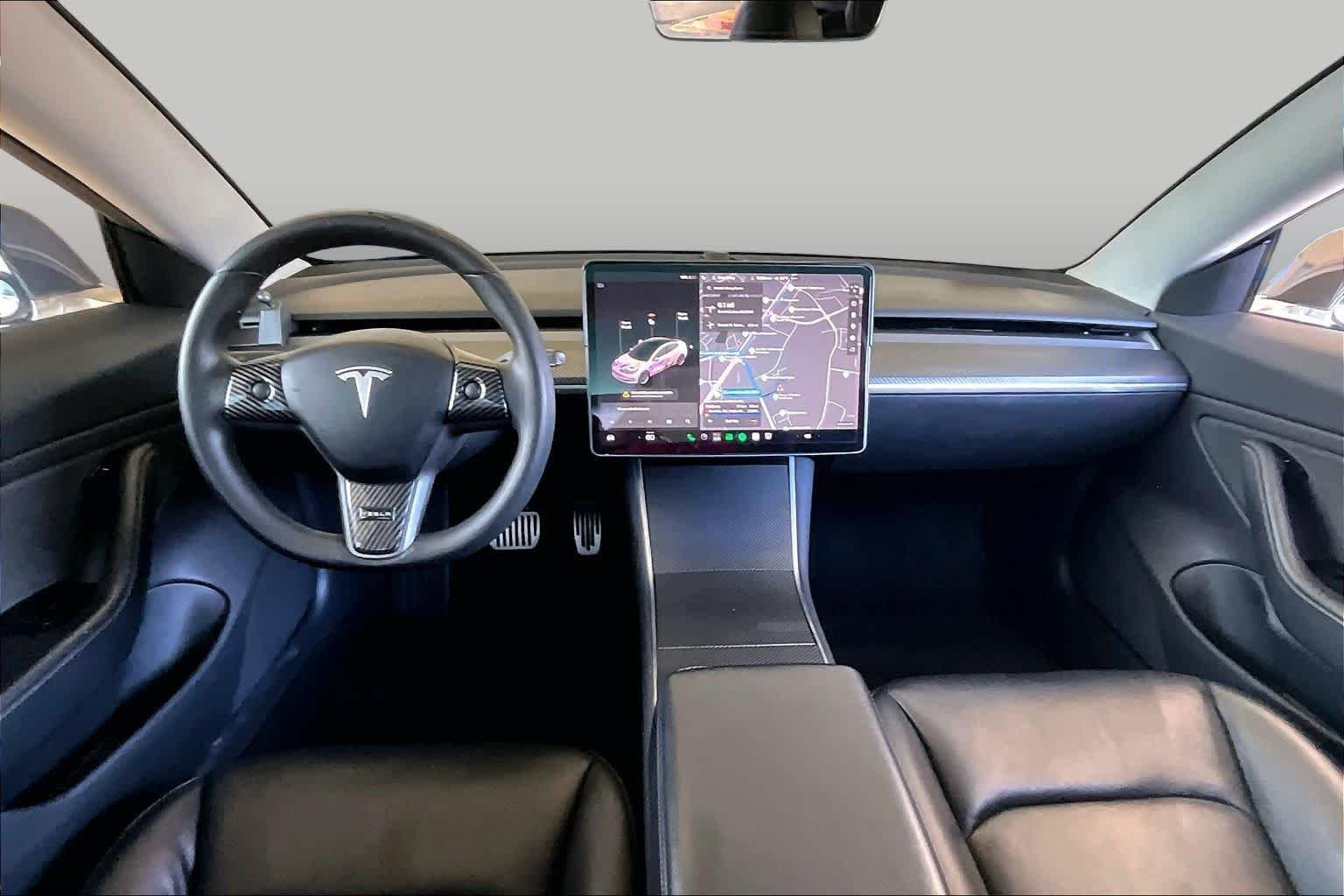 Used 2019 Pearl White Multi-Coat Tesla Standard Range Plus image 15