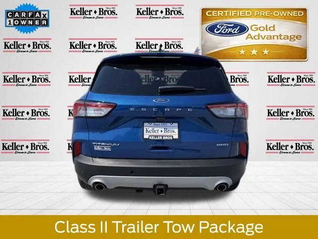 Certified Used 2022 Blue Metallic Ford Titanium image 7