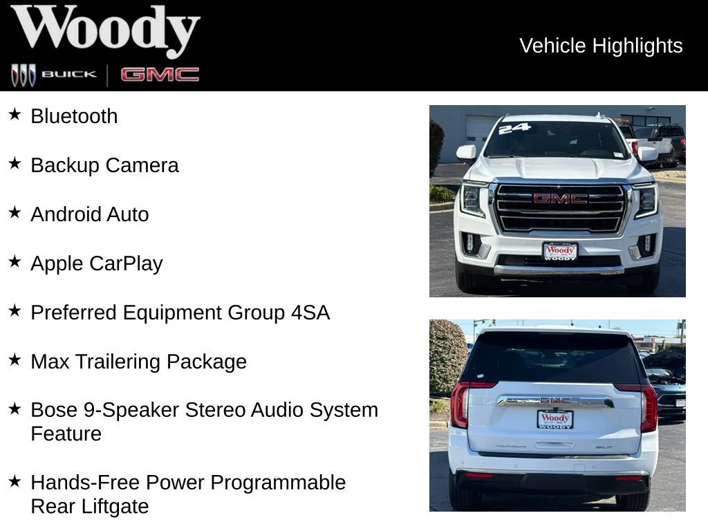 Used 2024 Summit White GMC SLT image 3