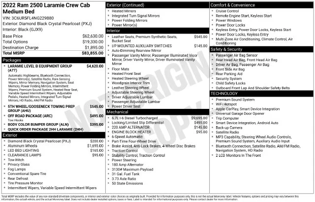 Used 2022 Black Ram Laramie image 15