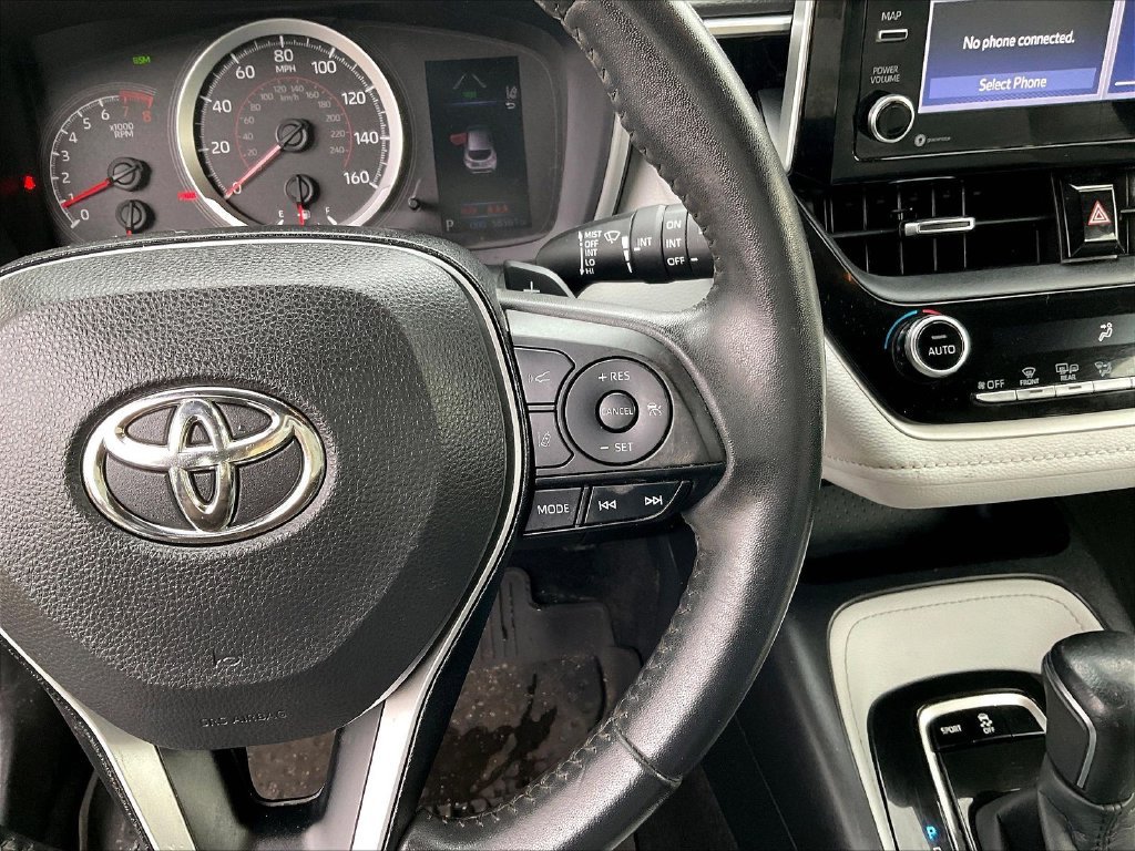 Certified Used 2021 Blue Toyota SE image 24