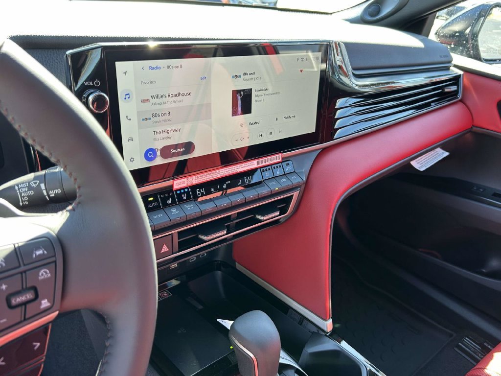 New 2027 Supersonic Red with Midnight Black Metallic roof Toyota XSE image 21