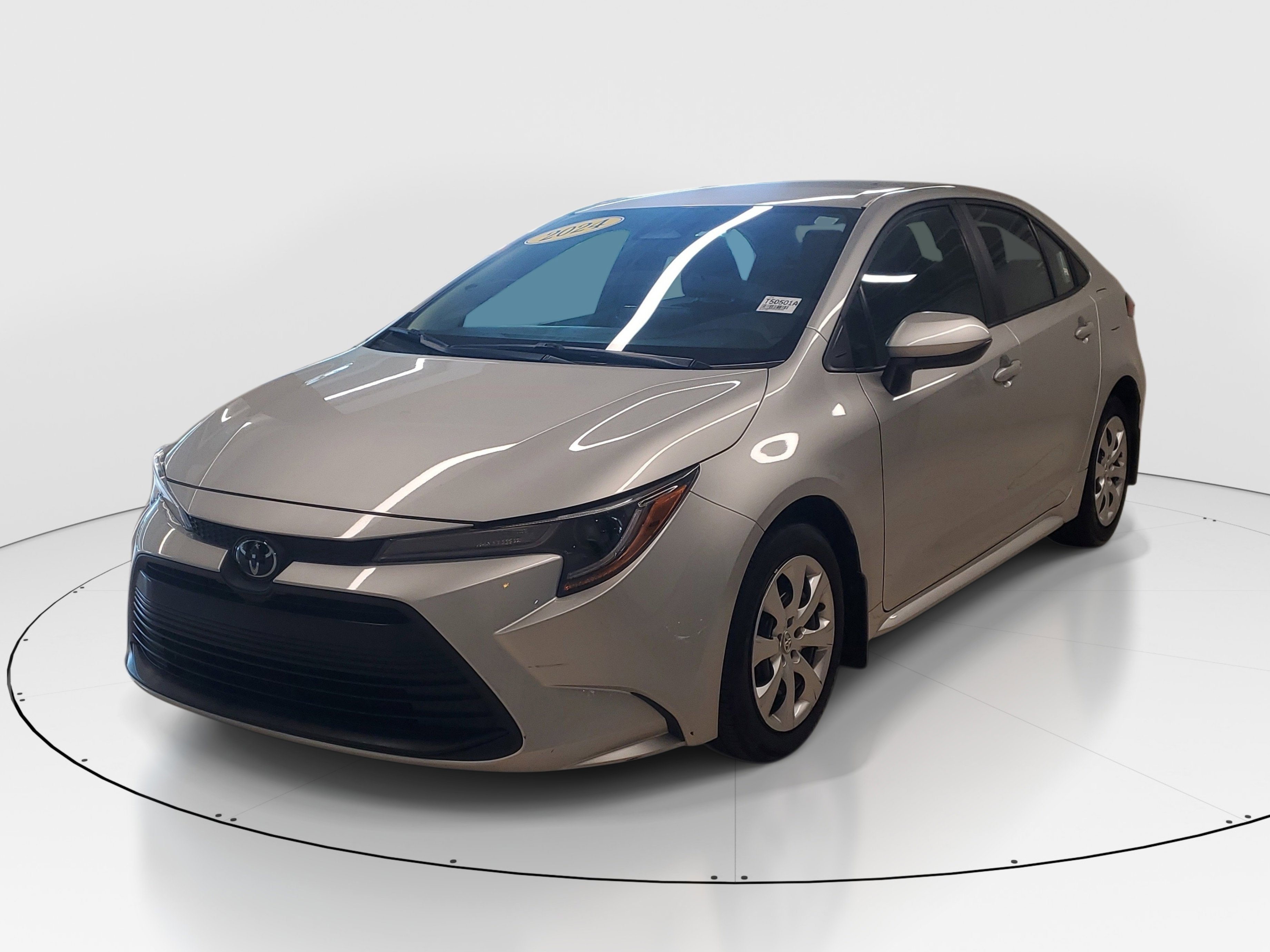 Certified Used 2024 Classic Silver Metallic Toyota LE image 3