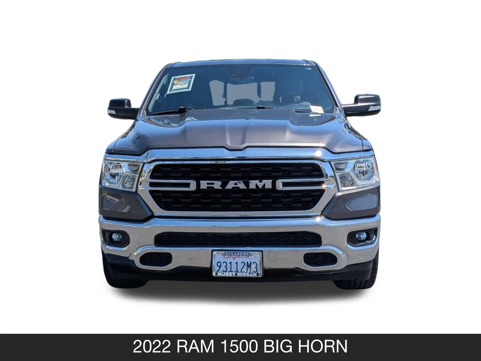 Used 2022 Granite Crystal Metallic Clearcoat Ram Big Horn image 2