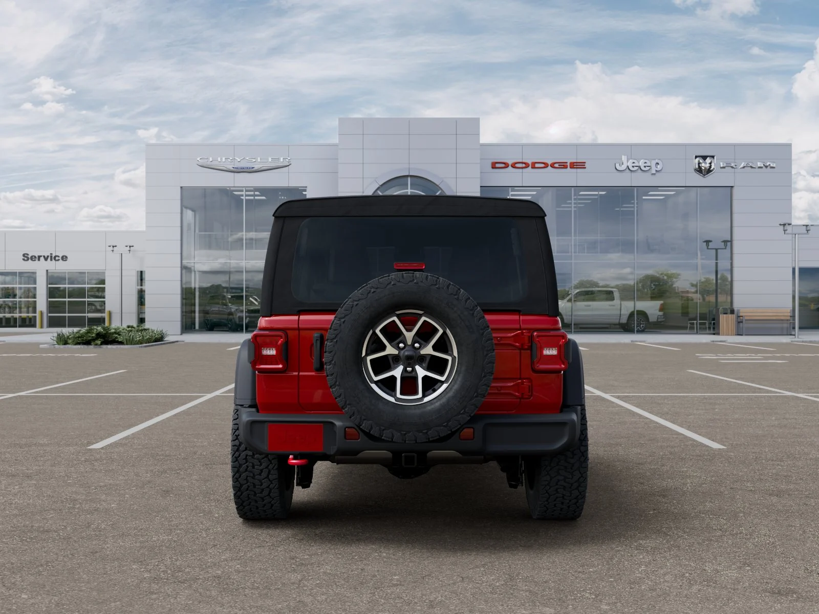 New 2026 Firecracker Red Clear-Coat Exterior Paint Jeep Rubicon image 50