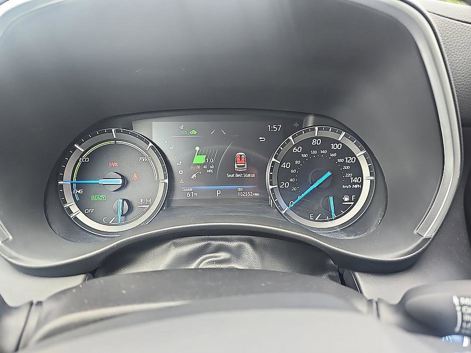 Used 2021 Blizzard Pearl Toyota Hybrid XLE image 20